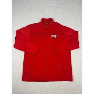 Vtg University Of Nevada Las Vegas Jacket Mens L Red Nike Full Zip UNLV Rebels